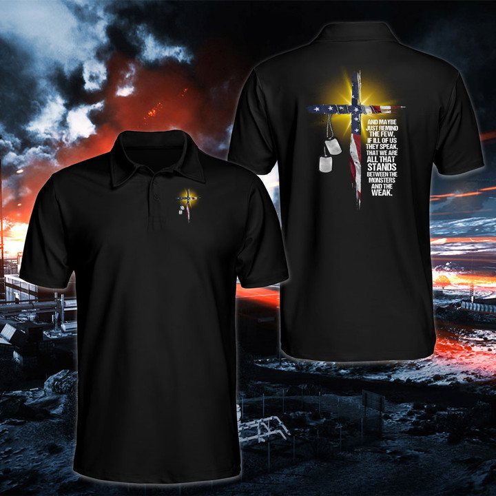 Christian Shirt, And Maybe Just Remind The Few, Christian Cross Polo Shirt