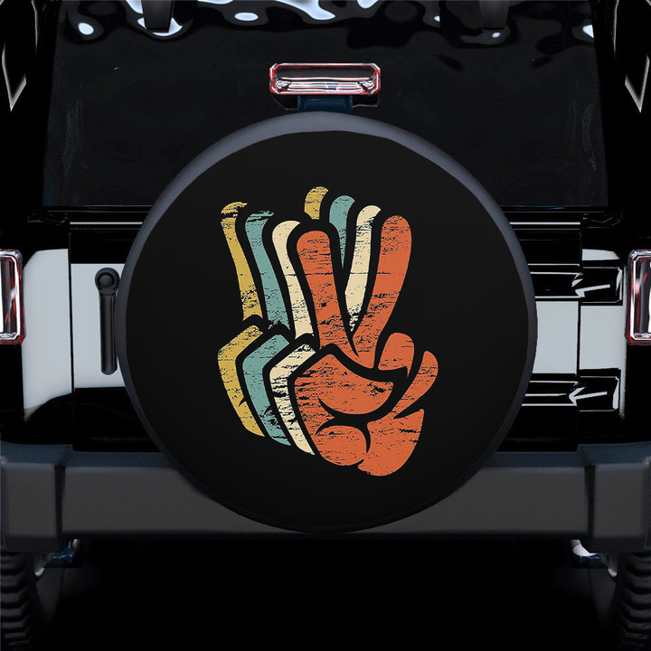 Peace Sign Spare Tire Cover Gift For Campers - Jeep Tire Covers