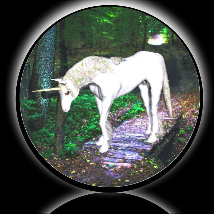 Nice Horse Unicorn Mythical Forest Spare Tire Cover - Jeep Tire Covers