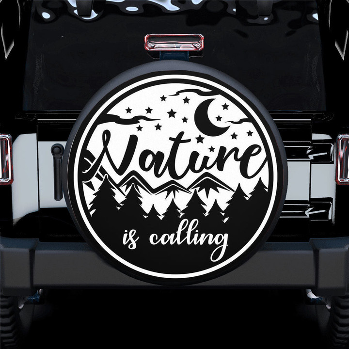 Nature is Calling Spare Tire Covers Gift For Campers - Jeep Tire Covers