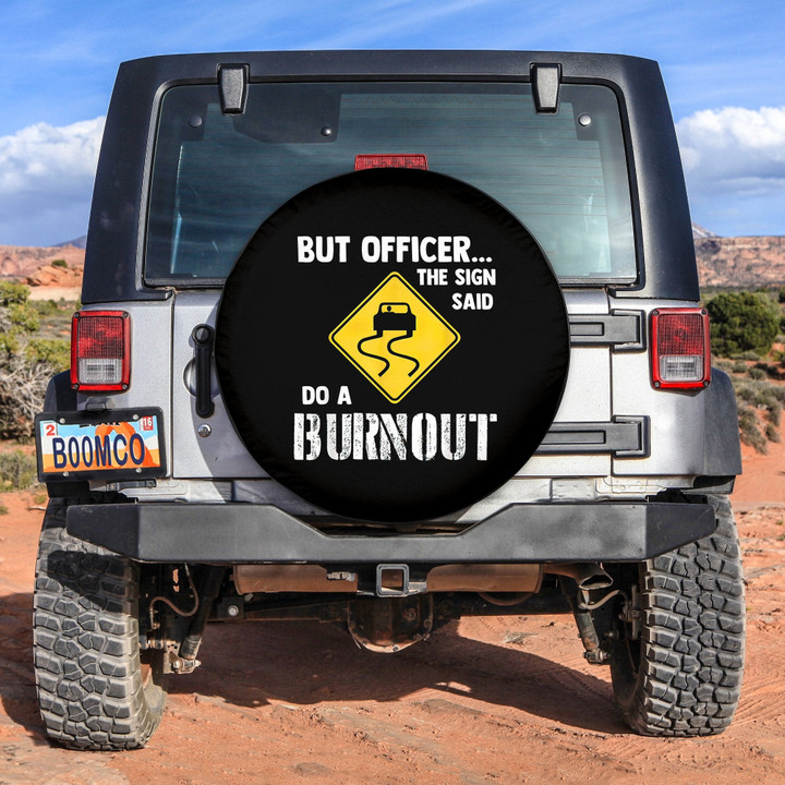 But Officer the Sign Spare Tire Cover Gift For Campers - Jeep Tire Covers