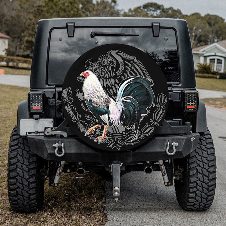 Funny Cocks, Roasters Art Car Spare Tire Cover Gift For Campers - Jeep Tire Covers