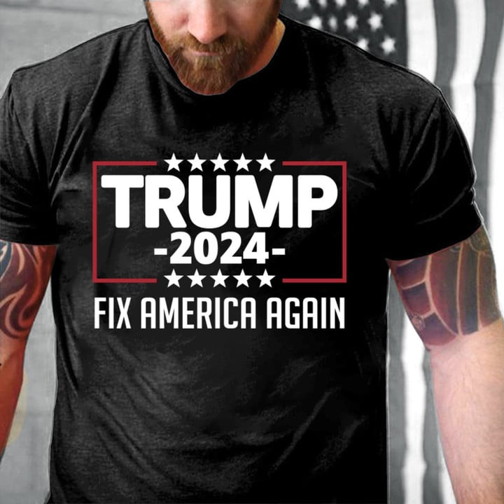 Trump Shirt, Trump 2024, Fix America Again Premium T-Shirt - ATMTEE