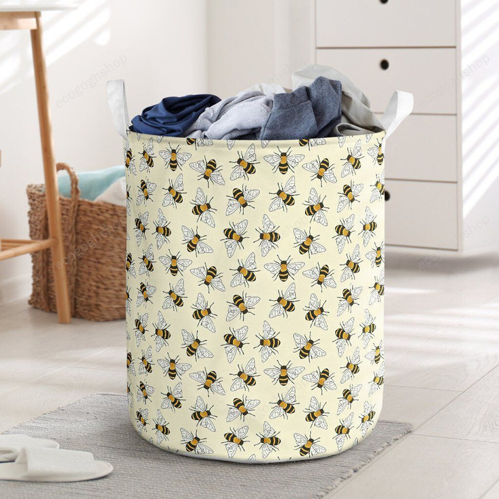 Awesome Bees Little  Laundry Basket