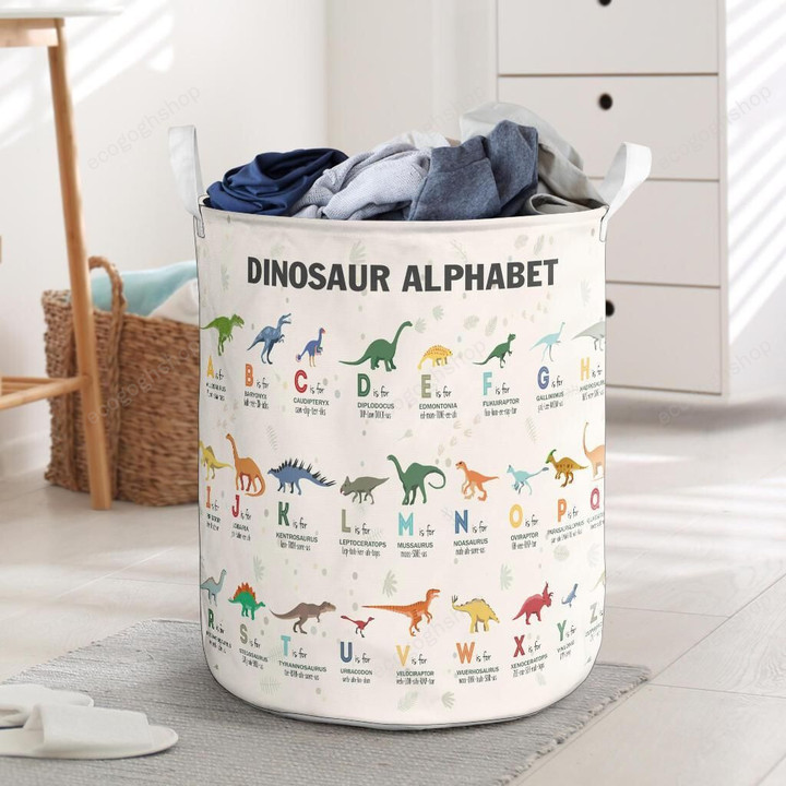 Dinosaur Alphabet s  Laundry Basket