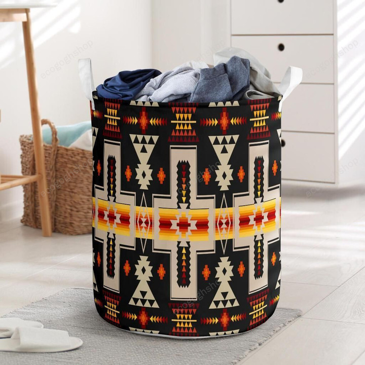 Black Tribe   Laundry Basket