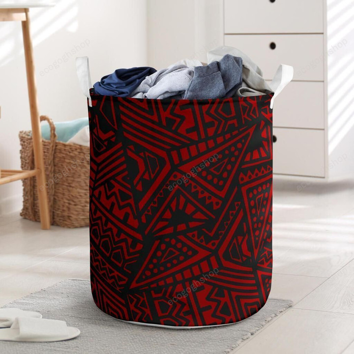 Polynesian Art Laundry Basket For Mom