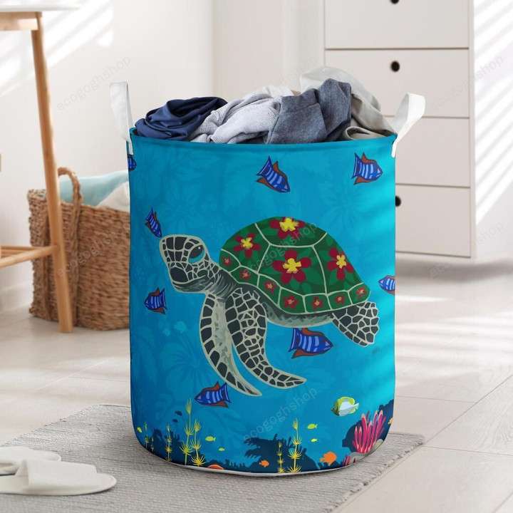 Sea Cartoon  Laundry Basket