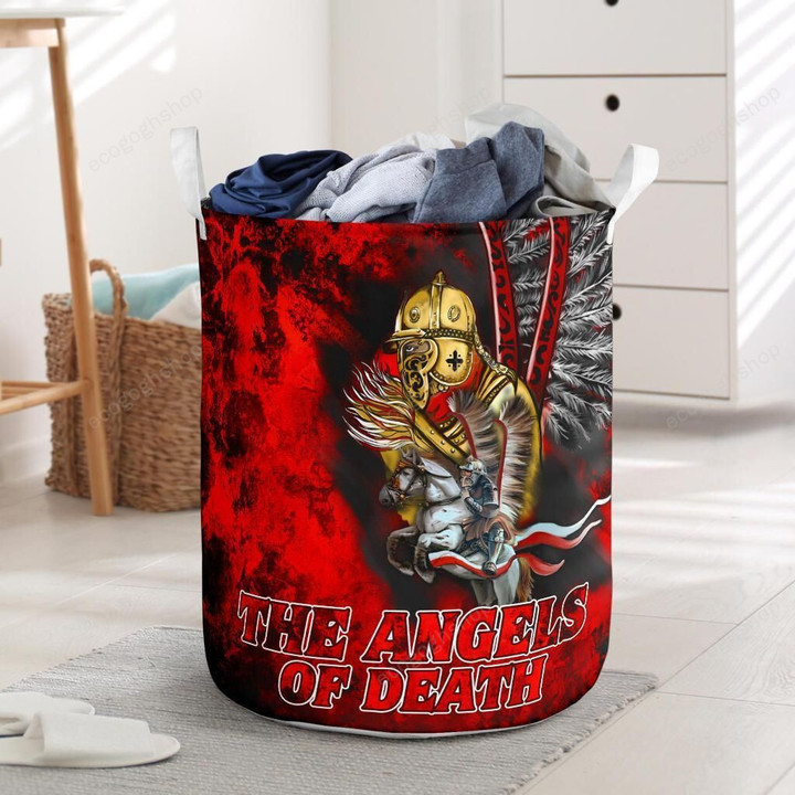 Poland The Polish Hussars The Angels Of Death  Laundry Basket