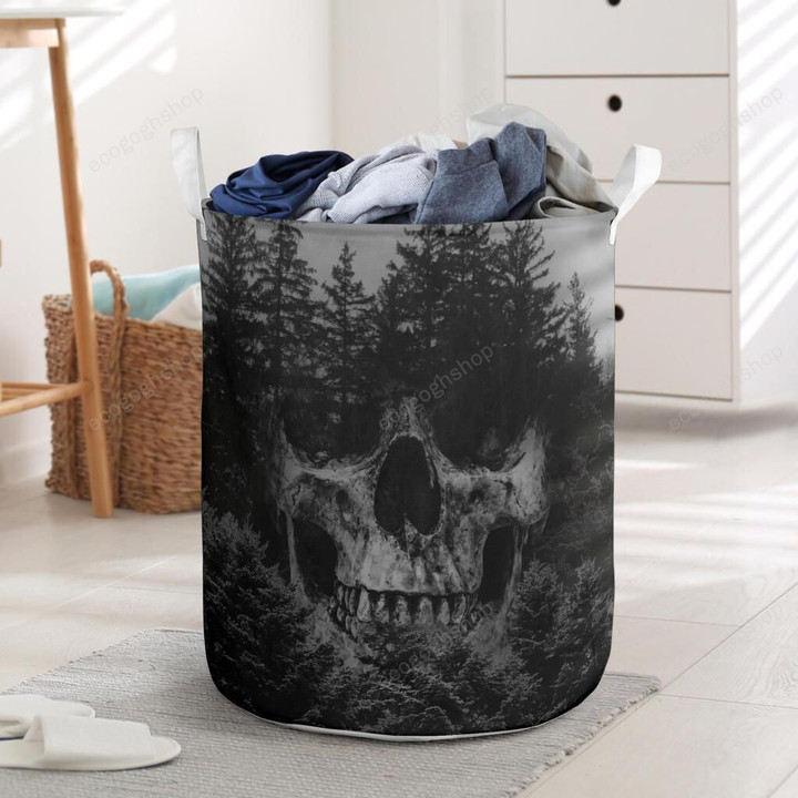 Skull Forest s  Laundry Basket