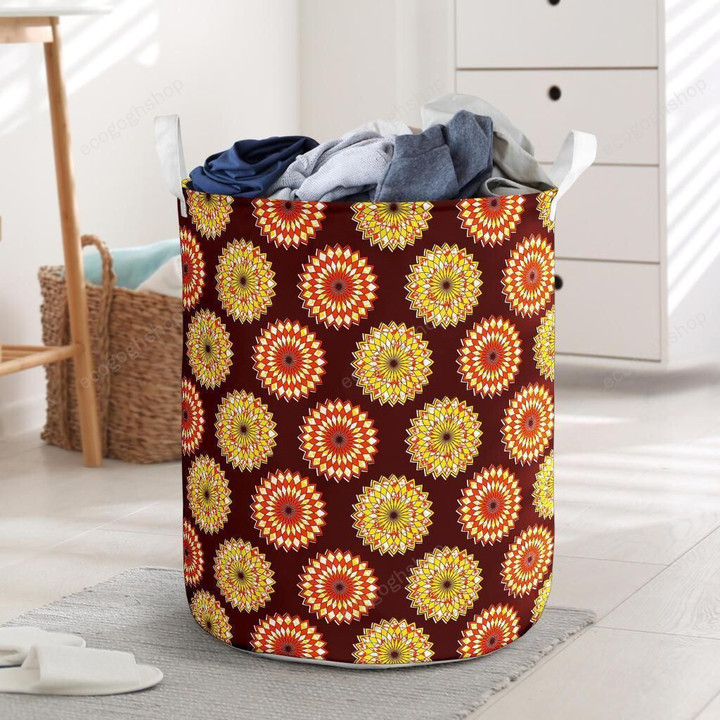 Ankara Geometric Nawiri   Laundry Basket