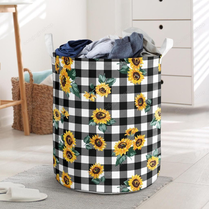 Sunflower Gray Caro s  Laundry Basket