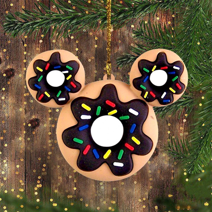 Donut Christmas Ornament Donut Ornament For Christmas Tree 2021 Decorated