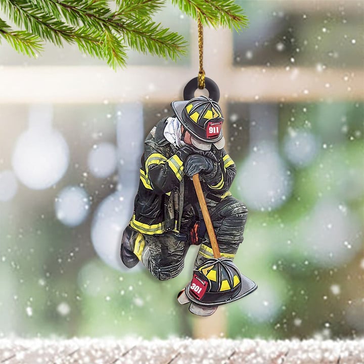 Firefighter 9.11 Ornament Remembrance Firefighter Ornament Best Decorated Christmas Trees