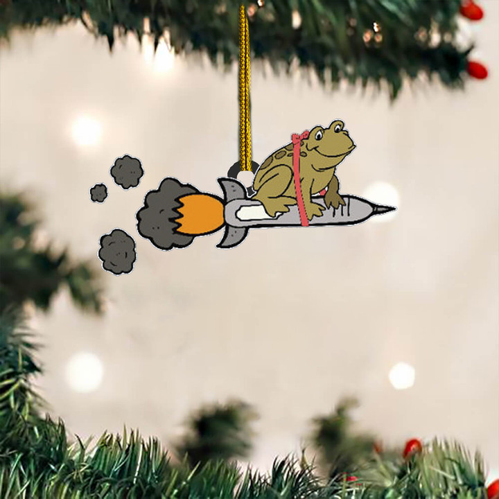 Missile Toad Ornament Missle Toad Hanging Ornament Tree 2021 Gift Ideas