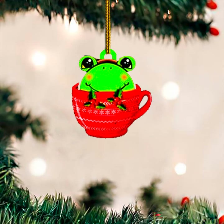 Missile Toad Ornament Frog Christmas Ornament Decorated Christmas Tree Ideas
