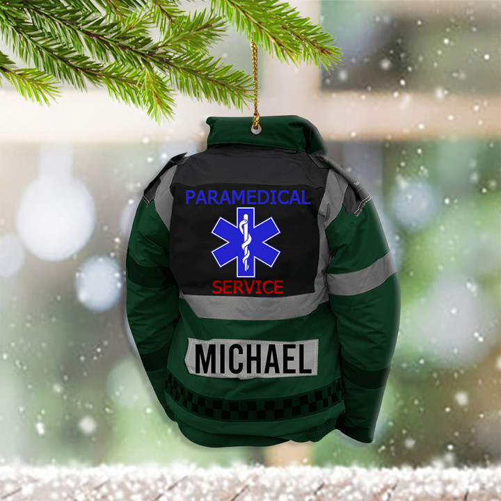Paramedic Service Uniform Ornament Christmas Decorations Ornaments Personalized Paramedic Gifts