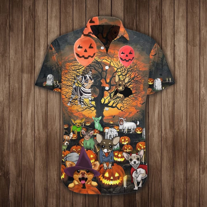 Chihuahua Costume Halloween Hawaiian Shirt Dog Pet Lover Halloween Themed Gift Ideas