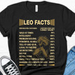 Leo Facts Unisex T-Shirt, Birthday Gift Idea For Her, Gift For Him, Birthday Gift Unisex T-Shirt - ATMTEE