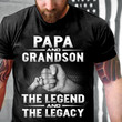 Veteran Shirt, Gift For Dad, Papa And Grandson, The Legend And The Legacy T-Shirt - ATMTEE