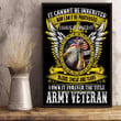 Veteran Poster, I Own It Forever The Title Army Veteran Poster 24x36 - ATMTEE
