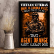 Veteran Poster, Vietnam Veteran What Is Coronavirus Going To Do Me Poster - ATMTEE