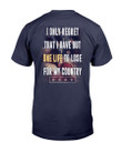 I Only Regret That I Have But One Life To Lose For My Country T-Shirt - ATMTEE