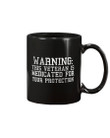 Warning This Veteran Is Medicated For Your Protection Mug - ATMTEE