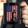 Patriotic Coon Hunting Dogs American Flag Mug - ATMTEE