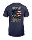 Too Many Died Defending Our Country I Support Veterans Before Refugees T-Shirt - ATMTEE