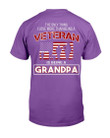 The Only Thing I Love More Thank Being A Veteran Is Being A Grandpa T-Shirt - ATMTEE