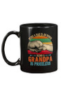 Vintage Being A Dad Is An Honor Being A Grandpa Is Priceless Mug - ATMTEE