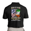 Polo Shirt Patriot Shirt Irish By Blood American By Birth Veteran By Choice Polo Shirt