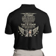 Veteran Polo Shirt Gift For Dad What Is A Veteran That Is Honor Polo Shirt