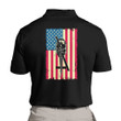 Veteran Polo Shirt UH 1 Huey USA Flag Polo Shirt Father's Day Gift For Dad