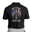 Christian Shirt Polo Shirt One Nation Under God Christian Cross Wing Polo Shirt