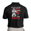 Christian Shirt The Devil Saw Me With My Head Down And Though He'd Won Until I Said Amen Polo Shirt