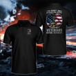 Too Many Died Defending Our Country I Support Veterans Before Refugees Polo Shirt