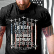 And On The 8th Day God Created Airforce Veterans T-Shirt