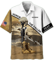 USAF Veteran Shirt, Honor The Fallen Hawaiian Shirt