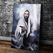 Jesus Reaching Hand Canvas, Come Follow Me, Jesus Christ Canvas, Christian Wall Art, Christian Home Wall Decor - ATMTEE