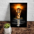 Christian Canvas Jesus Canvas The Lion Of Judah And The Lamb Of God Wall Art Canvas