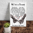 Personalized Canvas, We're A Team, I Love You Forever And Always, Gift For Her For Him Canvas - ATMTEE