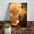 Jesus Lion And Lamb Canvas Jesus Hand Reaching Out From Heaven Lost Sheep & Lion Easter Jesus Jesus Save Us Wall Art