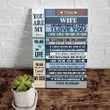 Personalized Wife Canvas, To My Wife Never Forget That I Love You, I Wish I Could Turn Back The Clock Canvas - ATMTEE