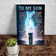 Personalized Canvas, Gift For Son, To My Son I Will Always Be There To Love You Lion Canvas - ATMTEE