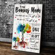 Bonus Mom Canvas, Mother's Day Gift Ideas, To My Bonus Mom, Thank You For Loving Me As Your Own Canvas - ATMTEE