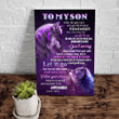 Personalized Son Canvas, To My Son When Life Gets Hard And You Feel All Alone Remember Wolf Canvas, Gift For Son - ATMTEE
