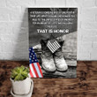 Veteran Canvas A Veteran Is Someone Who, At One Point In Their Life, Wrote A Blank Check Made Pay Matte Canvas - ATMTEE