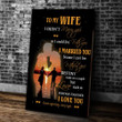 Personalized Canvas, Gift For Wife, To My Wife I Didn't Marry You So I Could Live With You, I Love You Canvas - ATMTEE